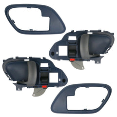 APPERFiT front door handle in blue showing clean fit and improved look