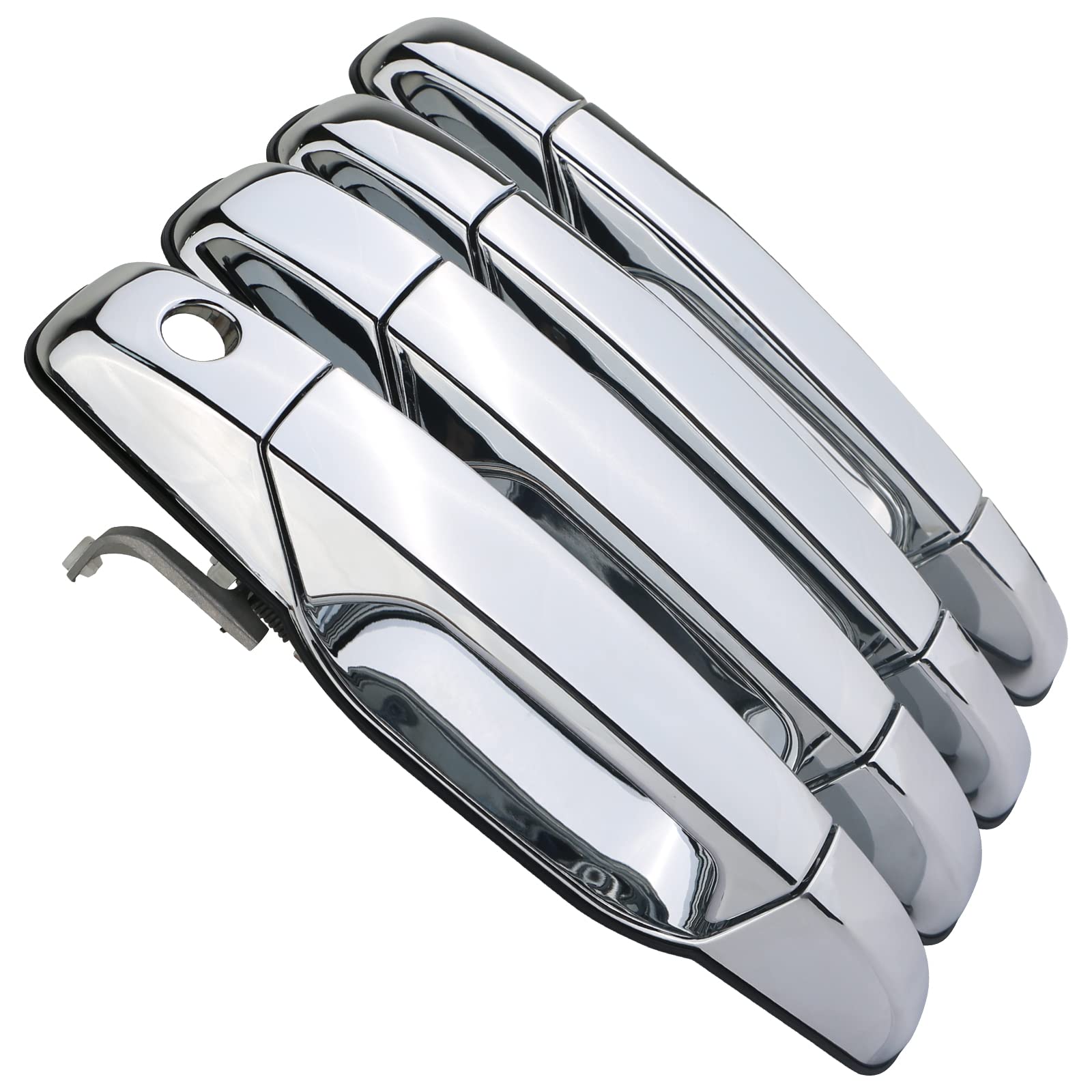 APPERFiT front driver handle front view showing chrome finish and restored curb appeal