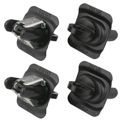 APPERFiT front view of 4-pack tie down anchors showing neat packaging and compatibility benefit