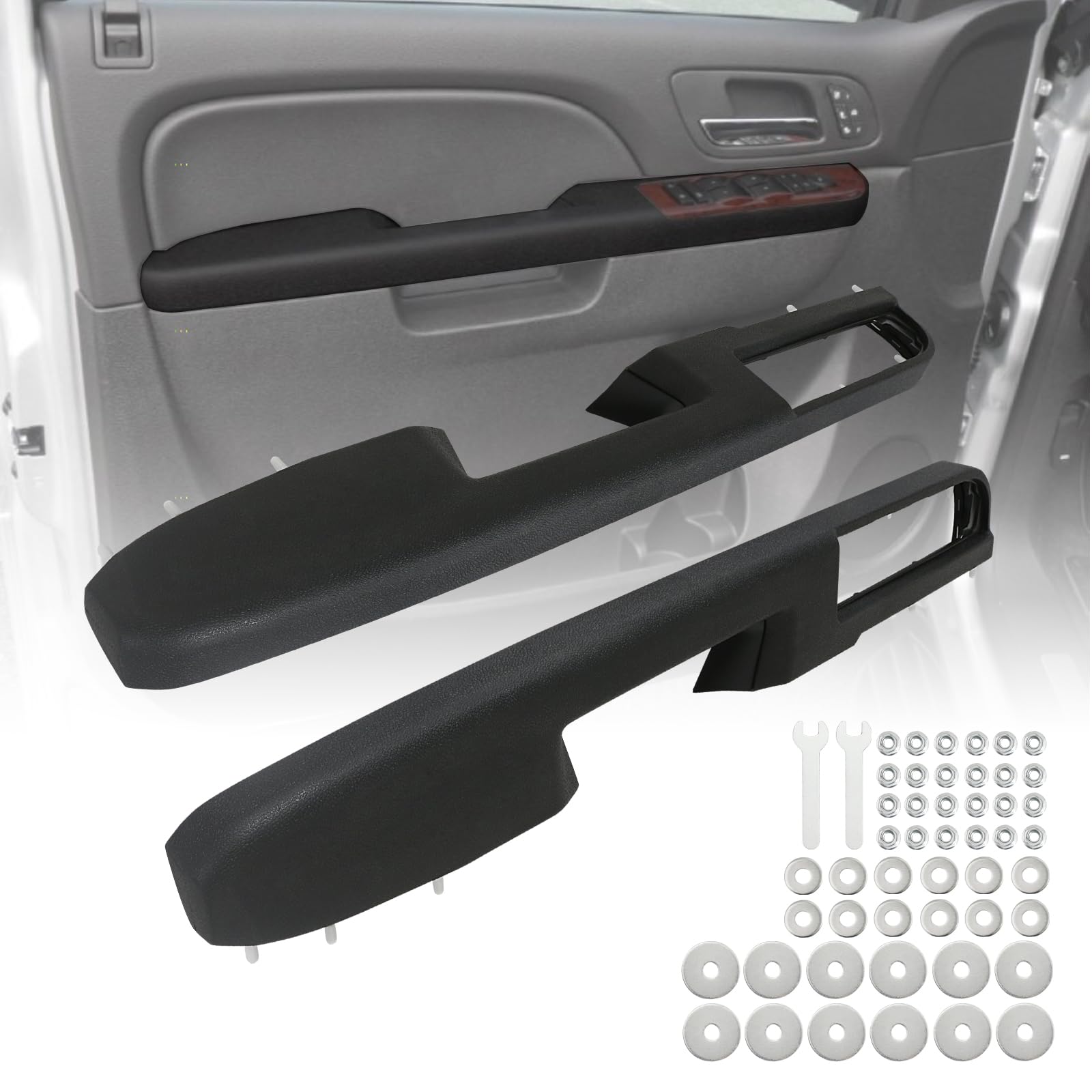 APPERFiT front pair mounted on black interior showing OEM fit and improved durability