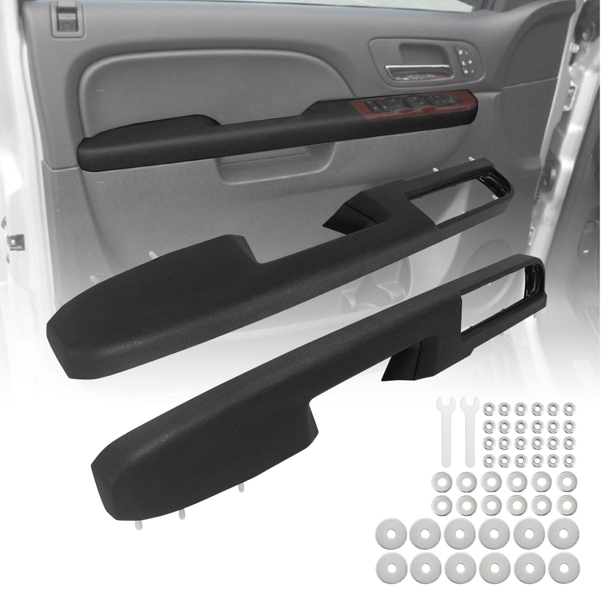 APPERFiT front pair mounted on black interior showing OEM fit and improved durability