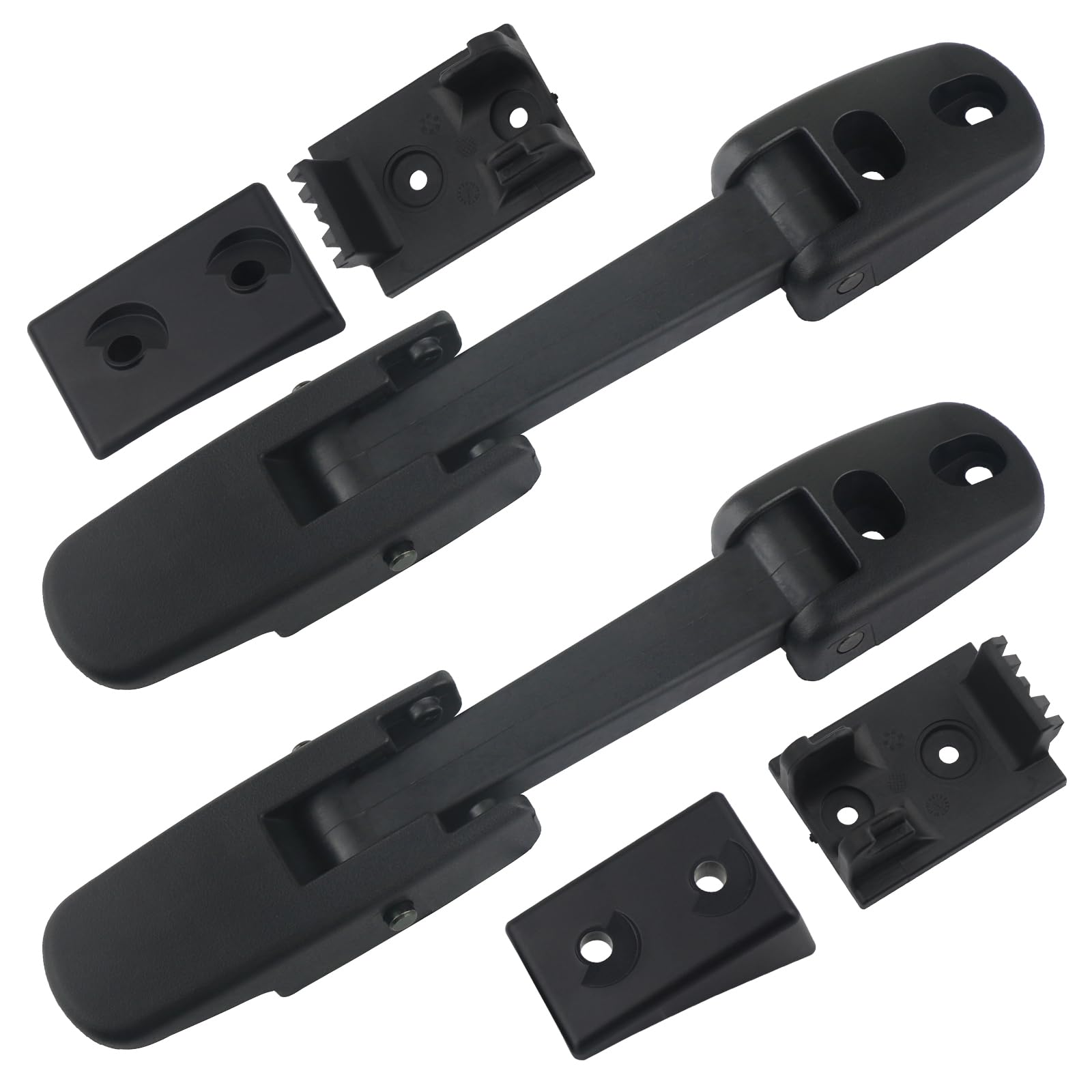 APPERFiT front view of hood latch kit showing all included parts and packaging benefit reliable replacement