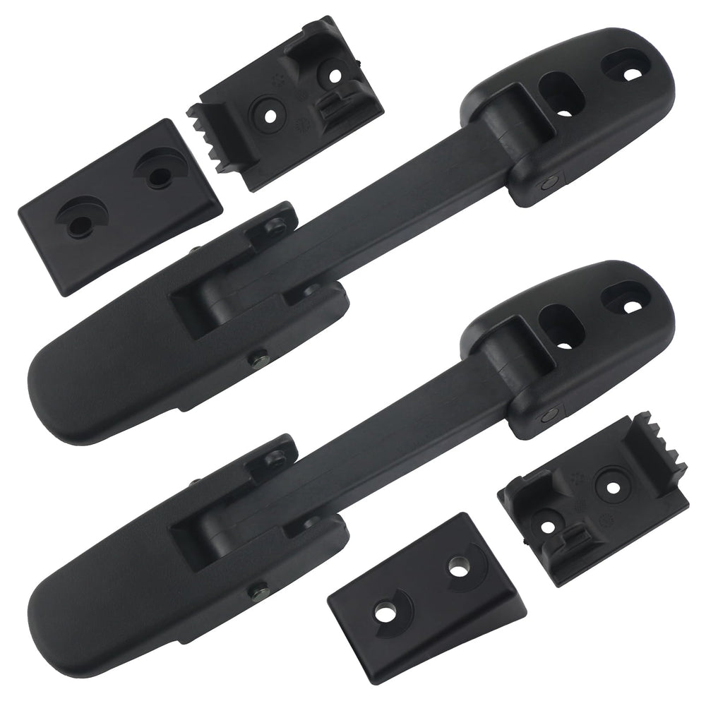 APPERFiT front view of hood latch kit showing all included parts and packaging benefit reliable replacement