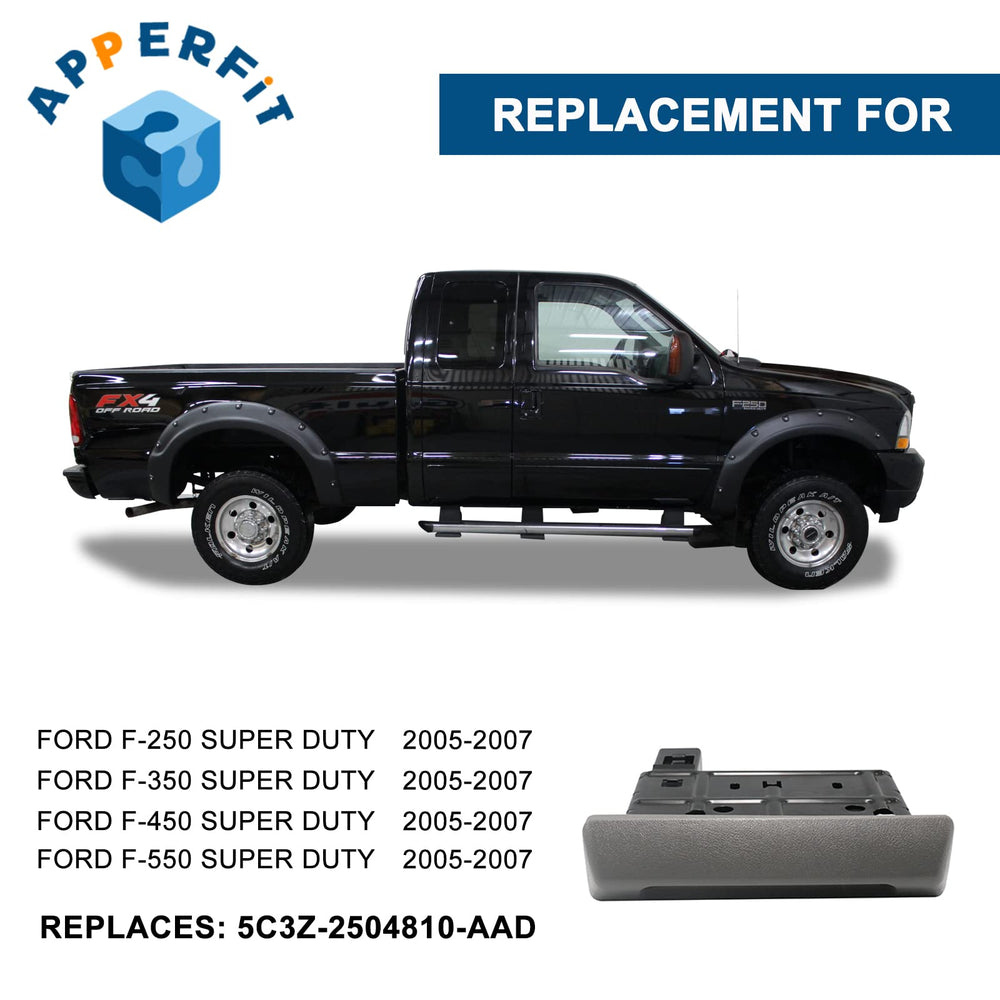 APPERFiT cup holder installed in Super Duty dash showing restored function