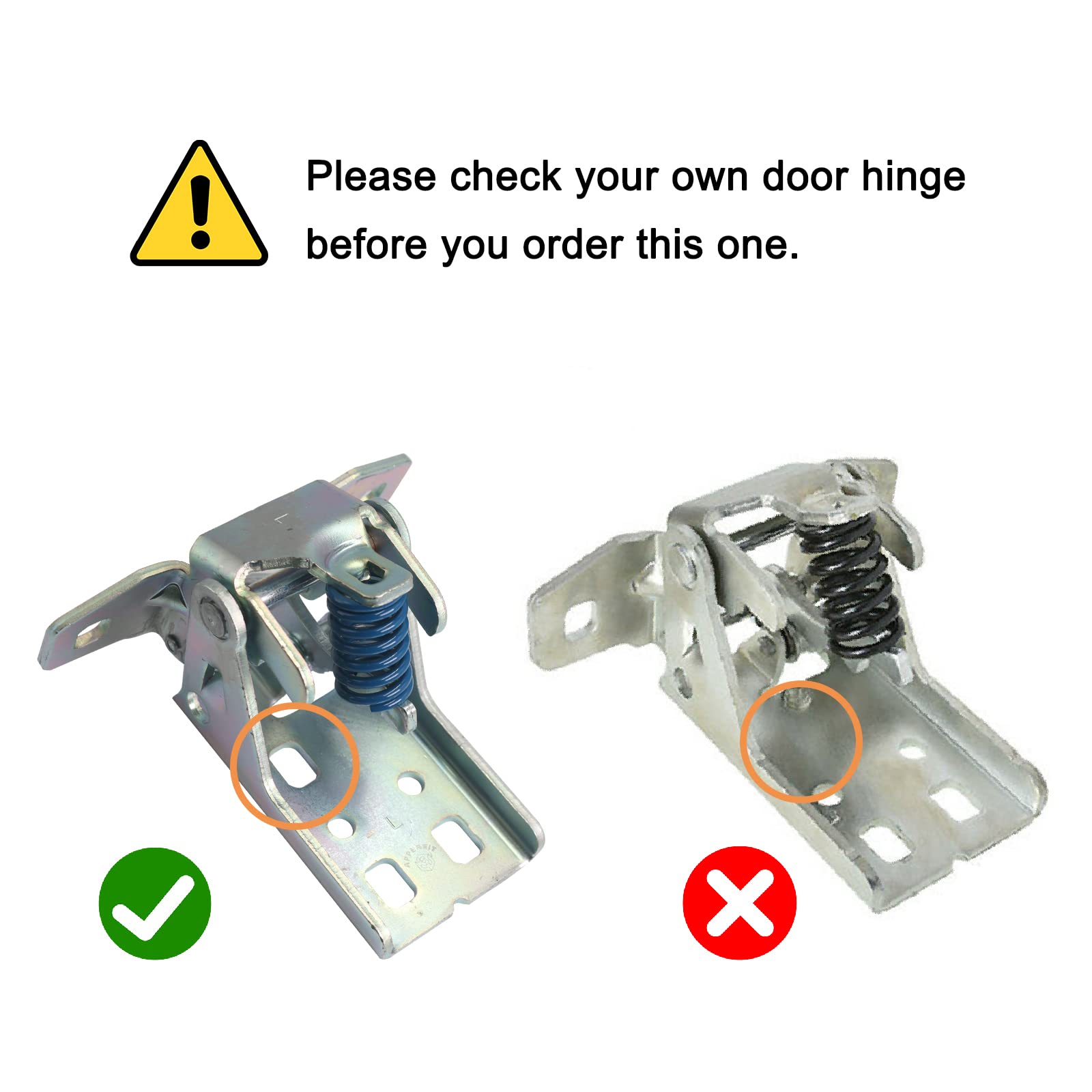APPERFiT hinge installed on Dodge Ram door demonstrating restored alignment benefit