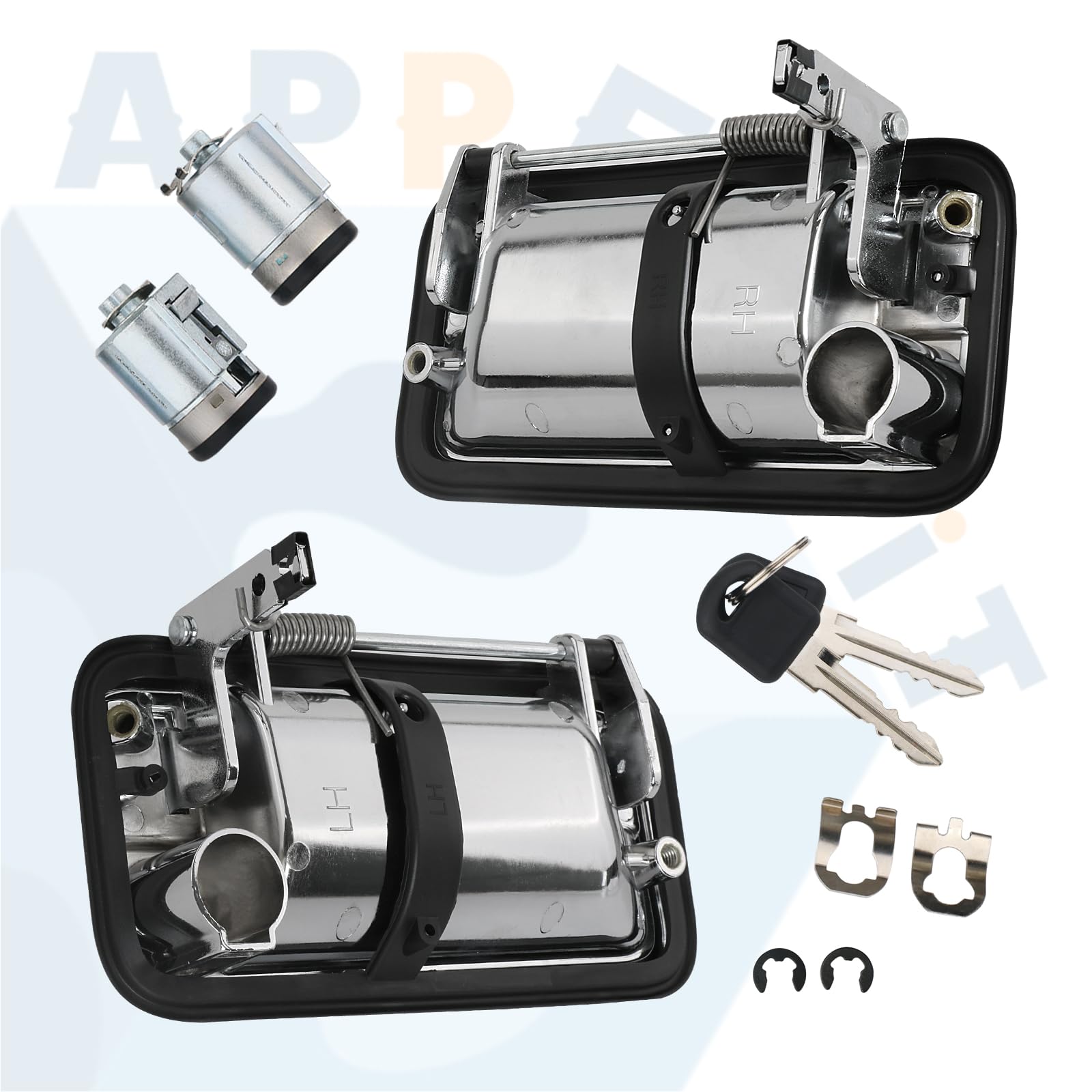 APPERFiT handle installed on truck front door illustrating correct fit and improved function