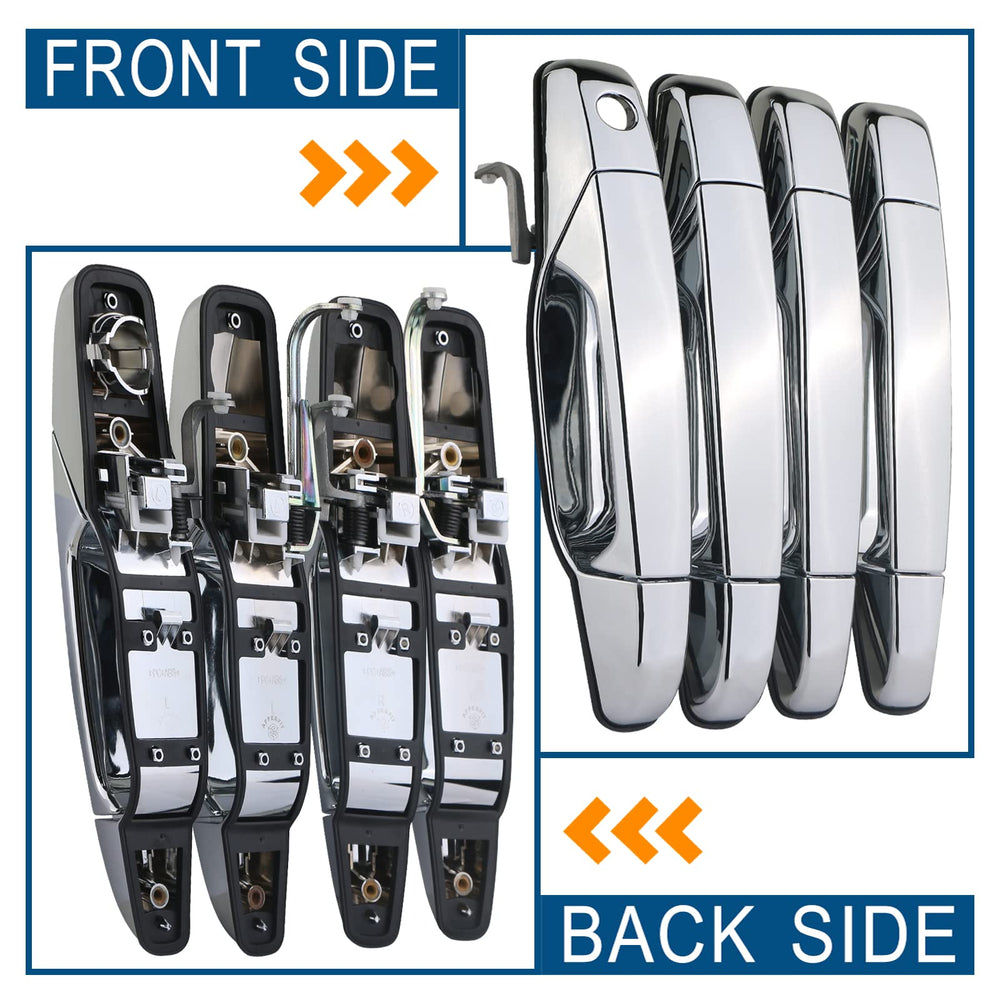 APPERFiT rear driver handle close-up texture highlighting durable chrome surface