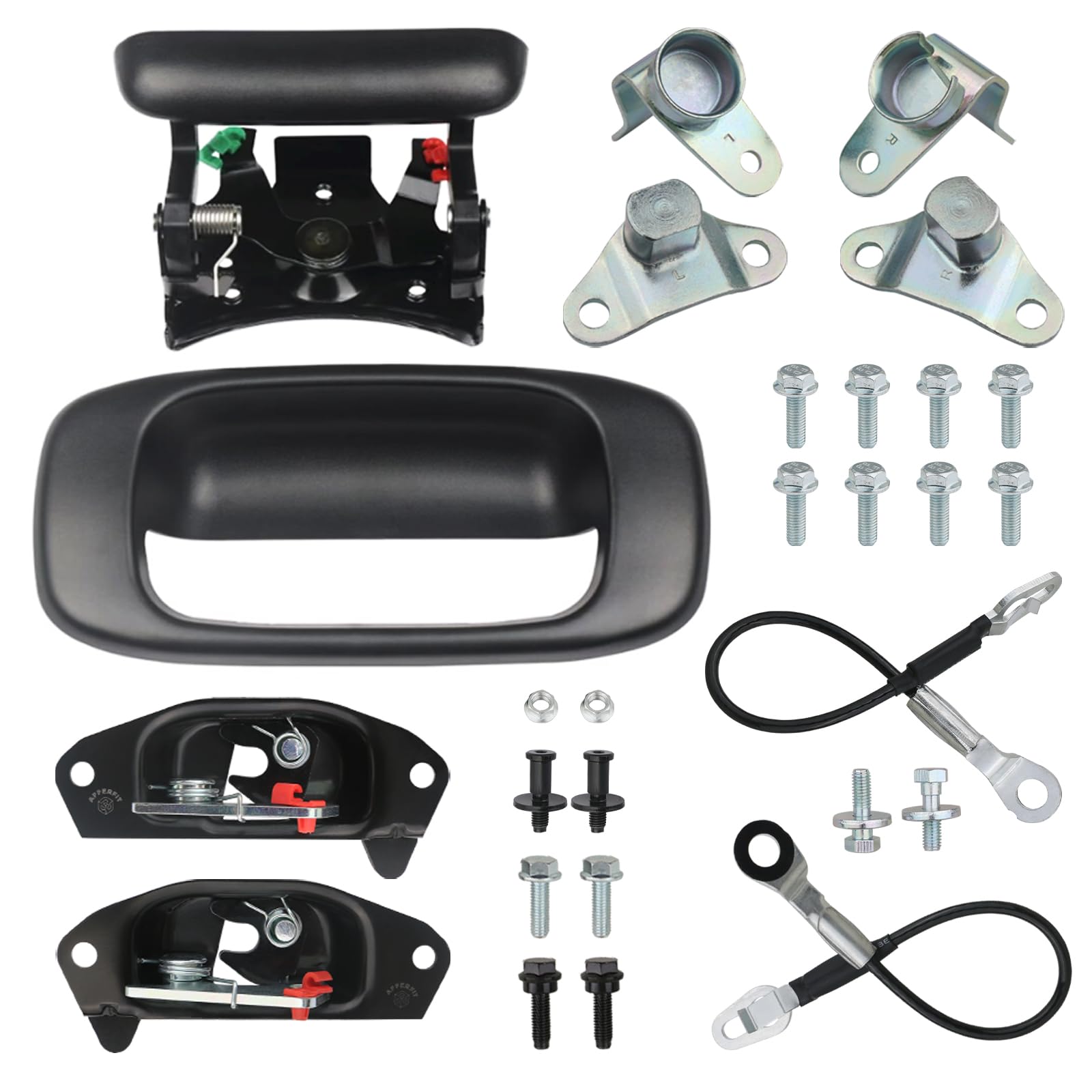 APPERFiT tailgate handle and bezel showing clean finish and easy swap benefit