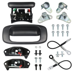 APPERFiT tailgate handle and bezel showing clean finish and easy swap benefit