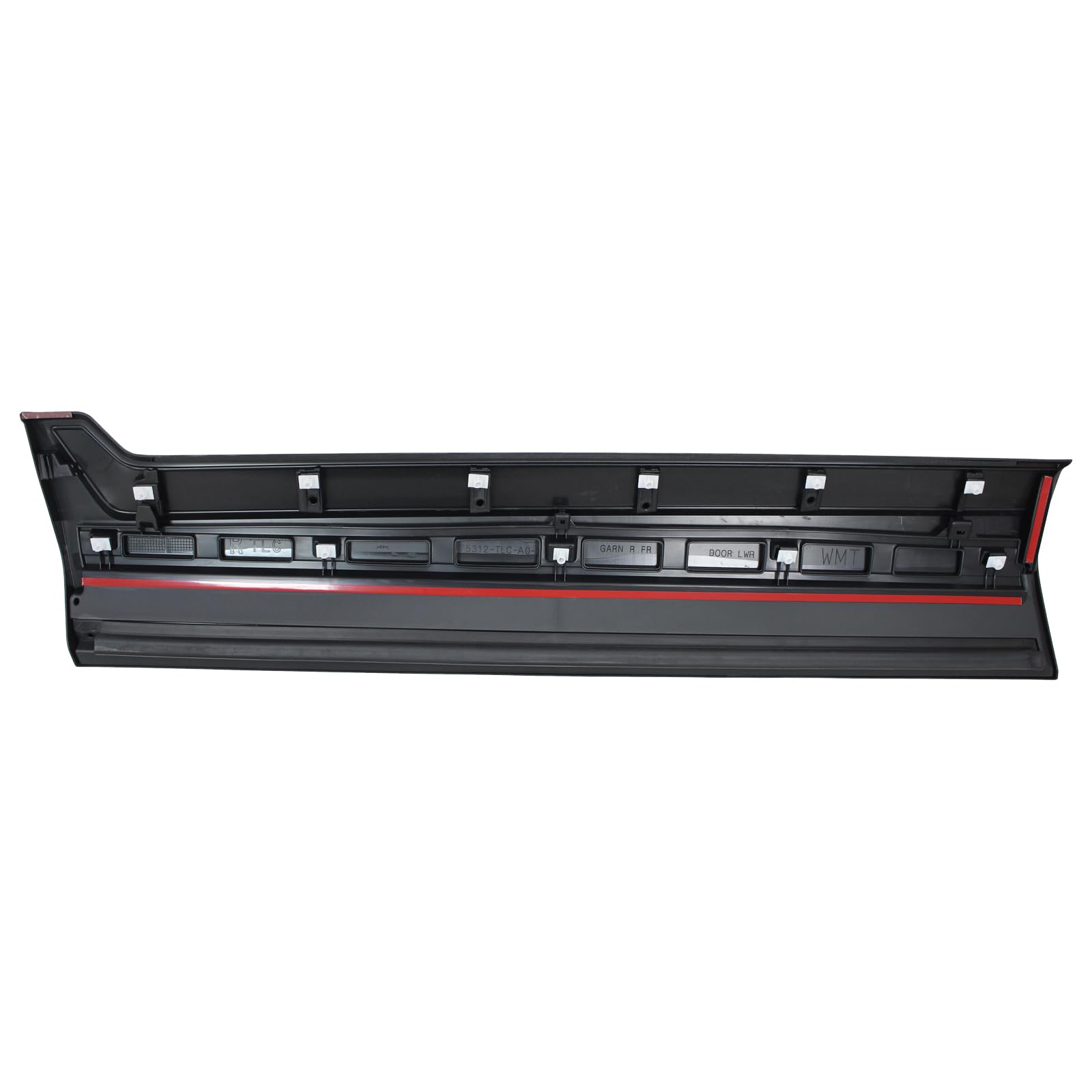 ApplianPar door molding next to ruler showing exact dimensions for proper fit