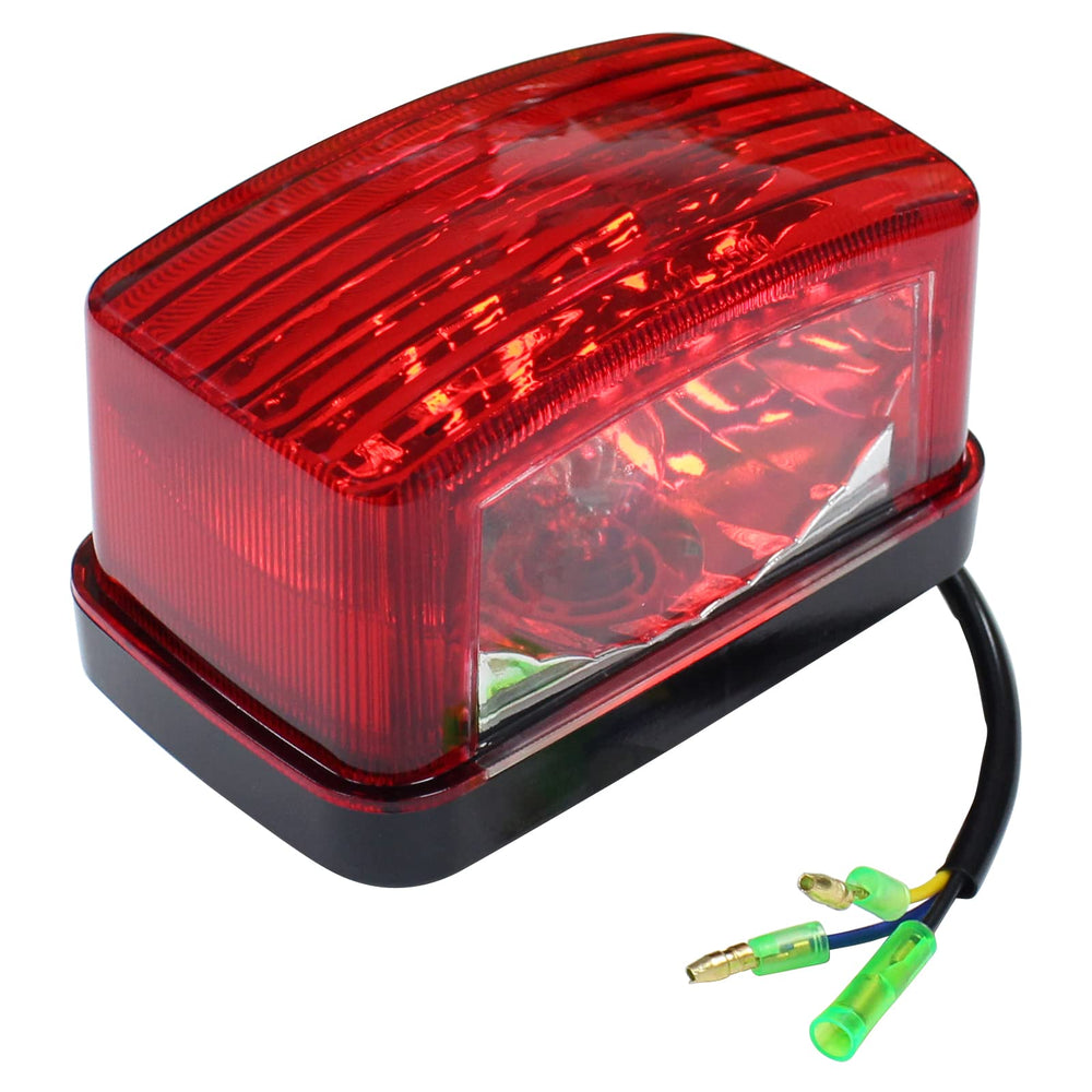 ApplianPar rear brake tail light front assembly showing mounting points and connector benefit