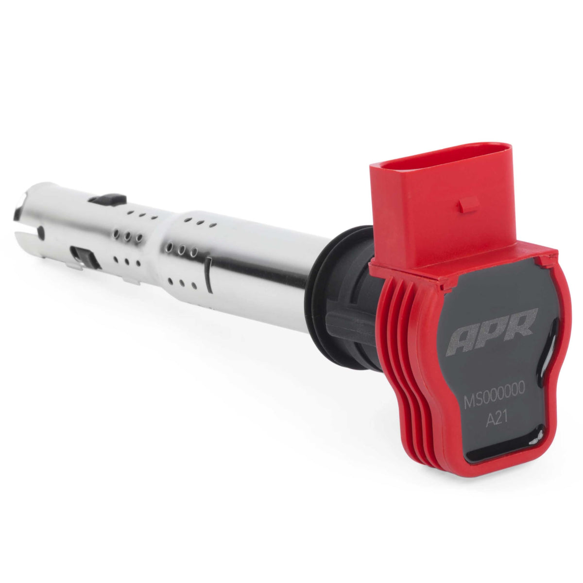 APR ignition coil MS100208 front view showing connector and fit benefit