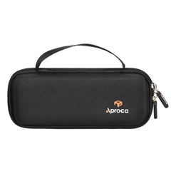 Aproca double zipper close-up showing durable secure closure