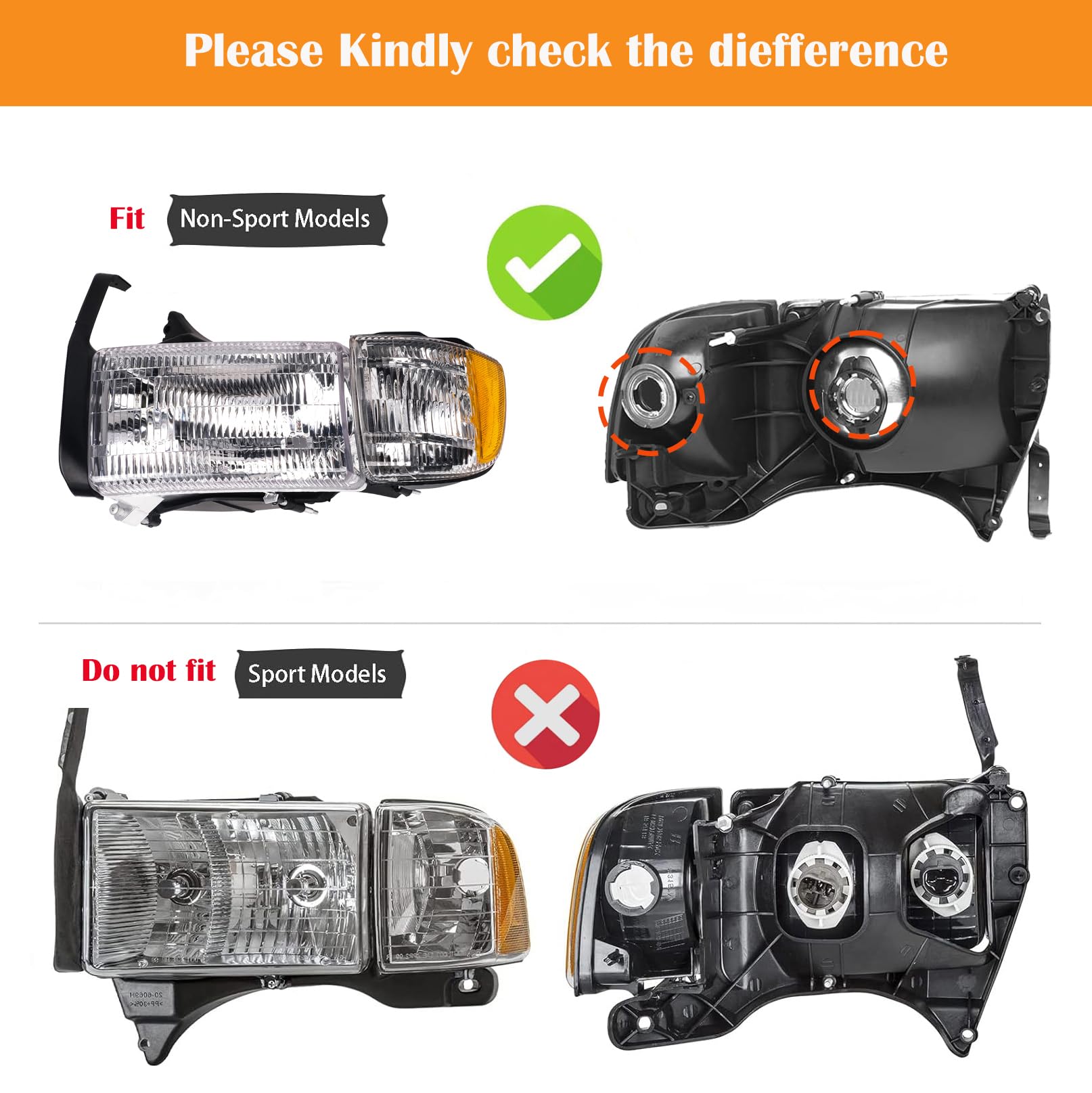 APSVE 9004 bulb and connector detail showing included components for plug-and-play