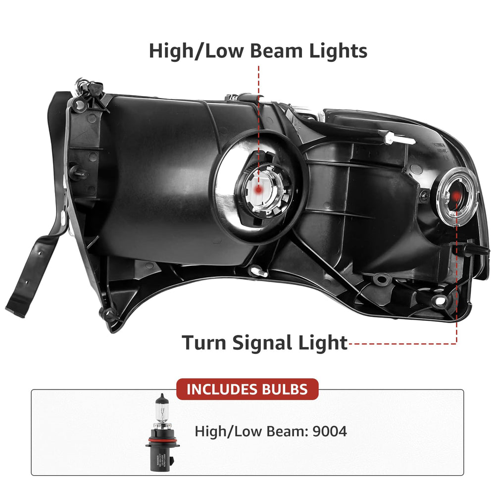 APSVE headlight size comparison with tape measure to confirm fitment accuracy