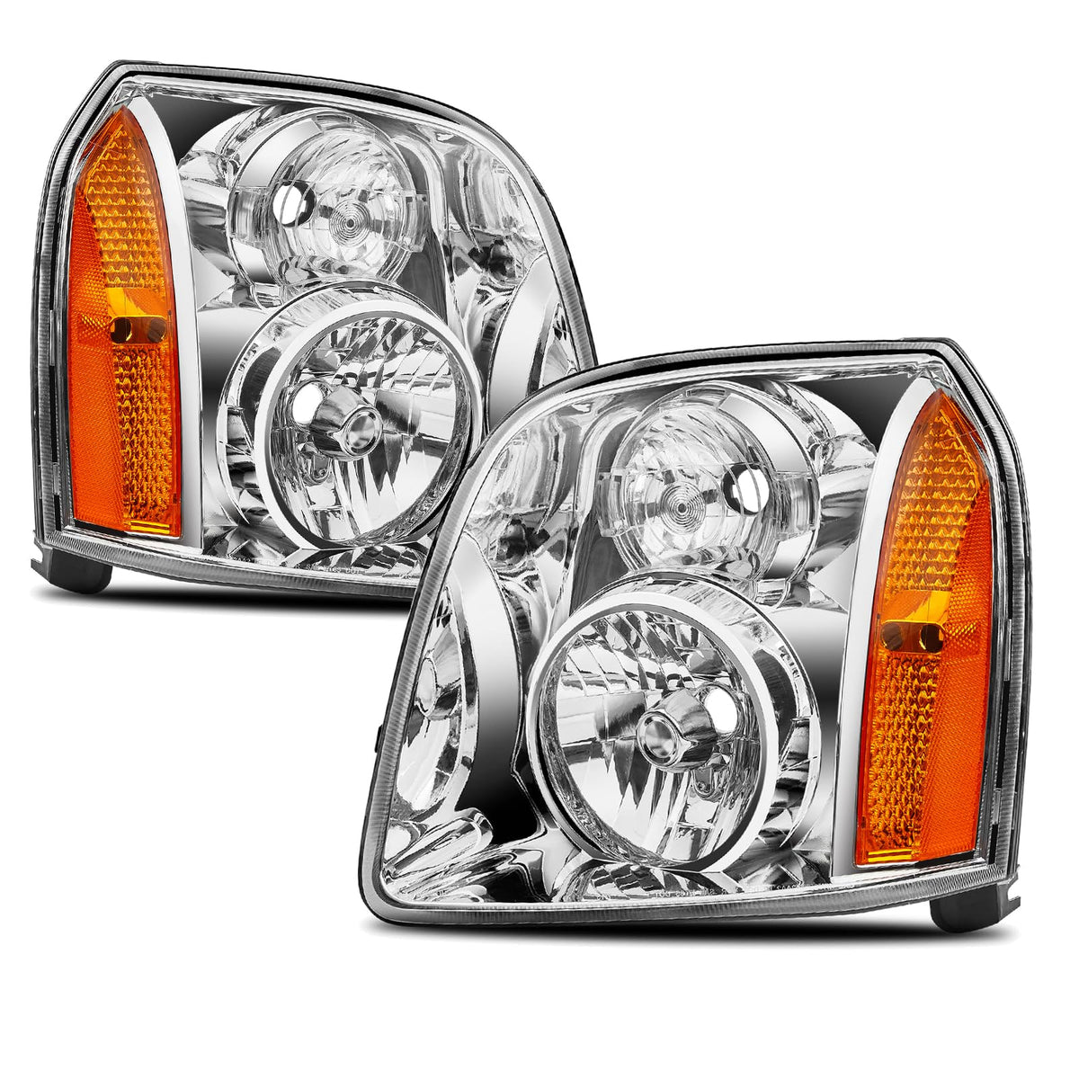 APSVE front assembly pair showing clean OEM fit and restored appearance