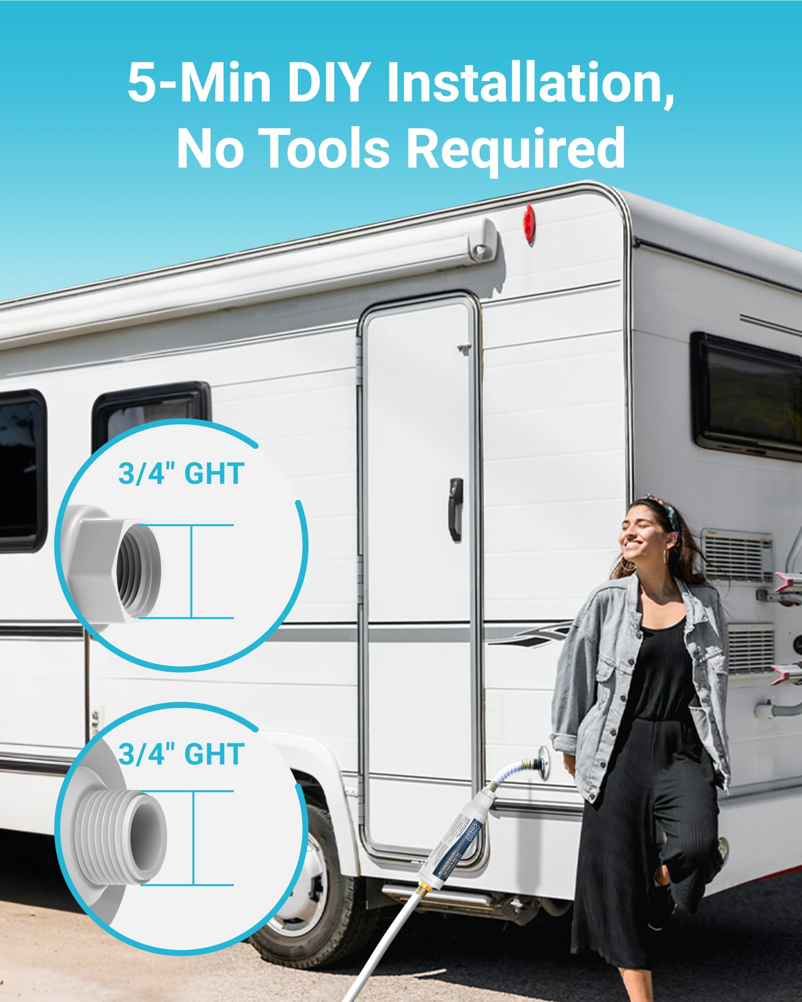 AQUA CREST lab-tested badge graphic, demonstrates durability and quality assurance