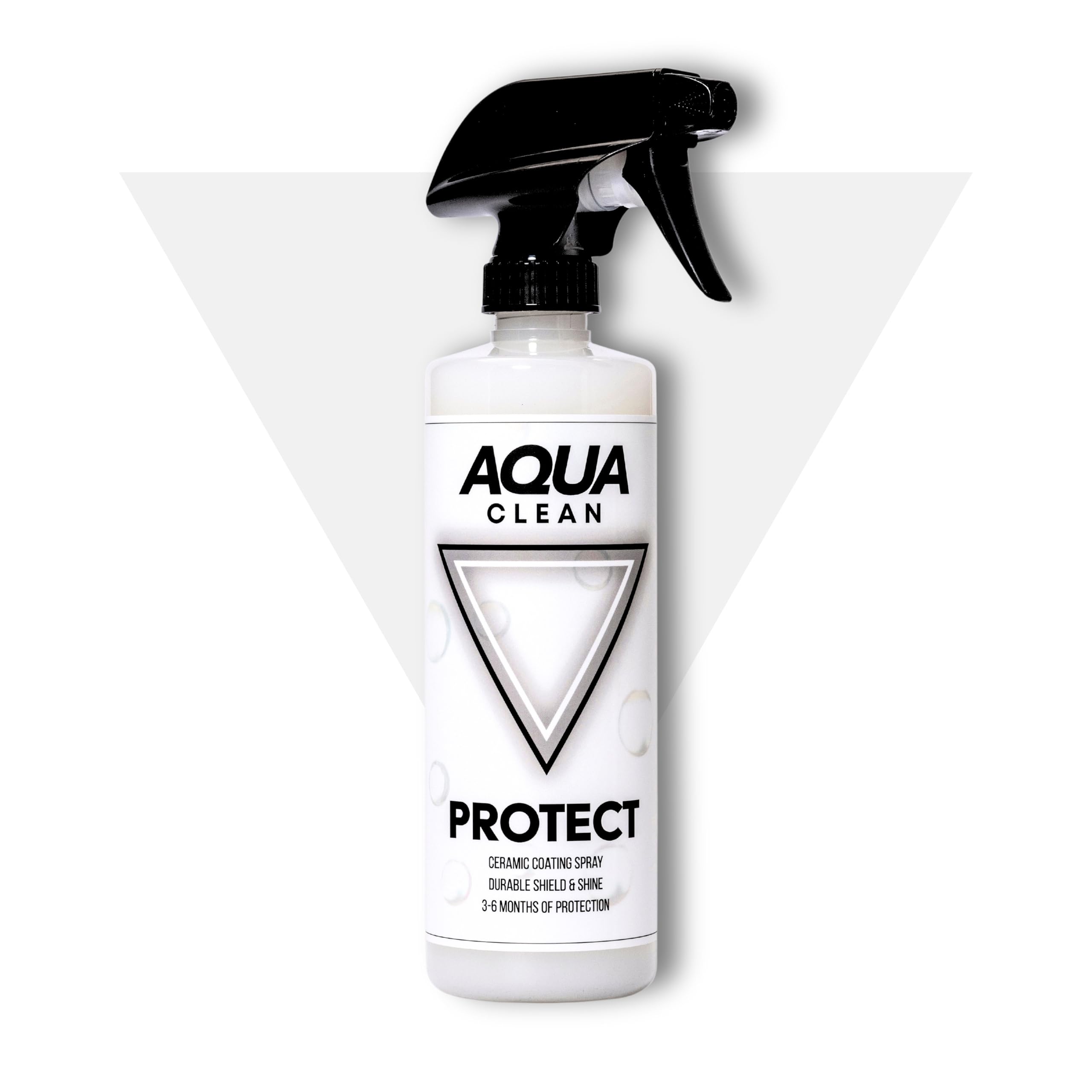AquaClean PROTECT front label showing product and lasting protection