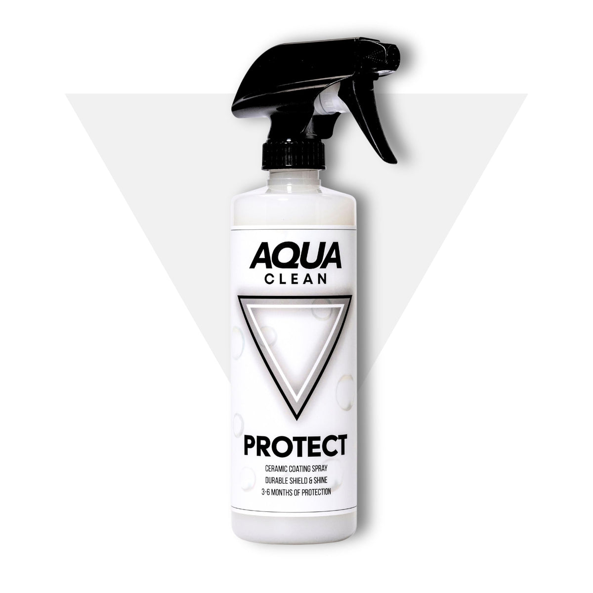 AquaClean PROTECT front label showing product and lasting protection
