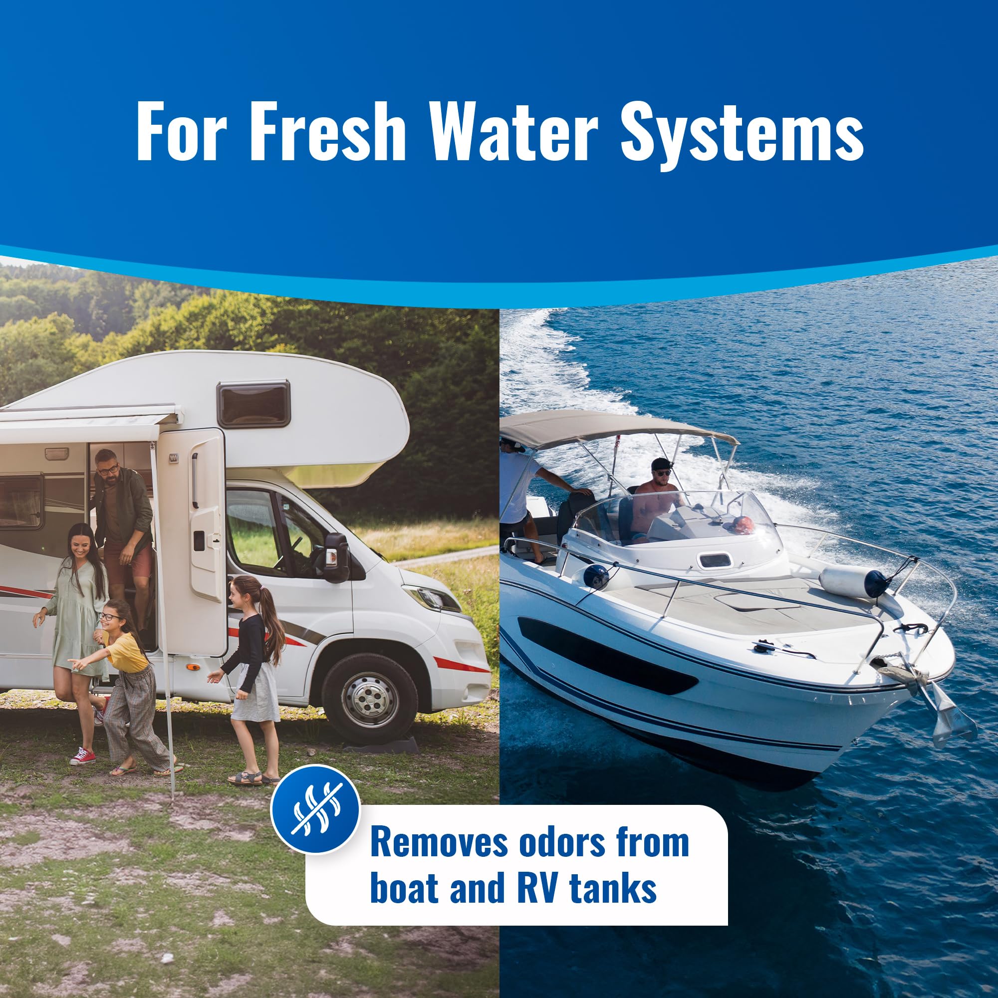 Aquamarine Water Solutions before and after tank interior cleaning result