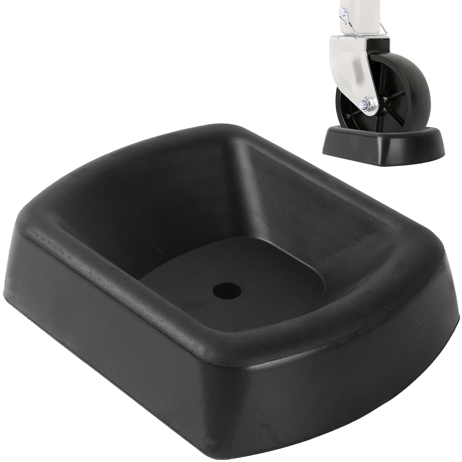 AR-PRO front view of jack chock showing stable base and wheel fit benefit