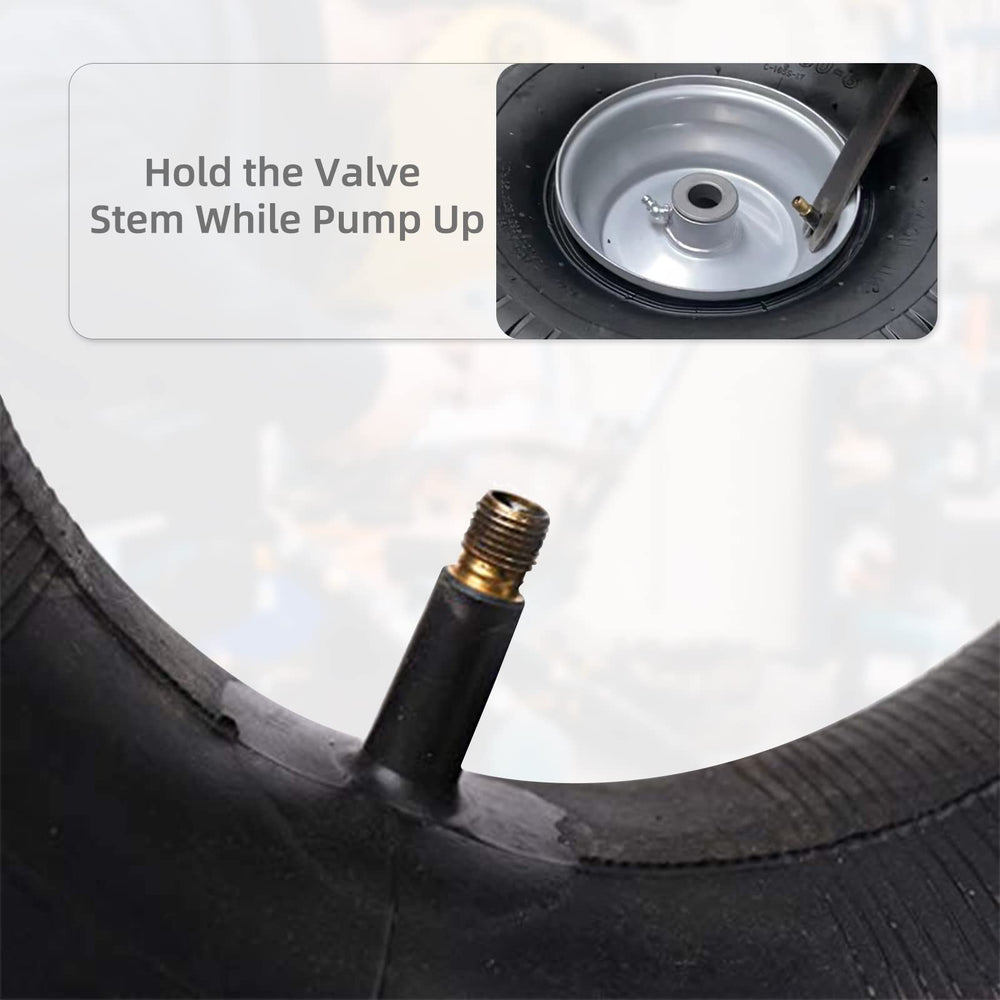 AR-PRO tire in yard setting demonstrating smooth maneuverability and stability