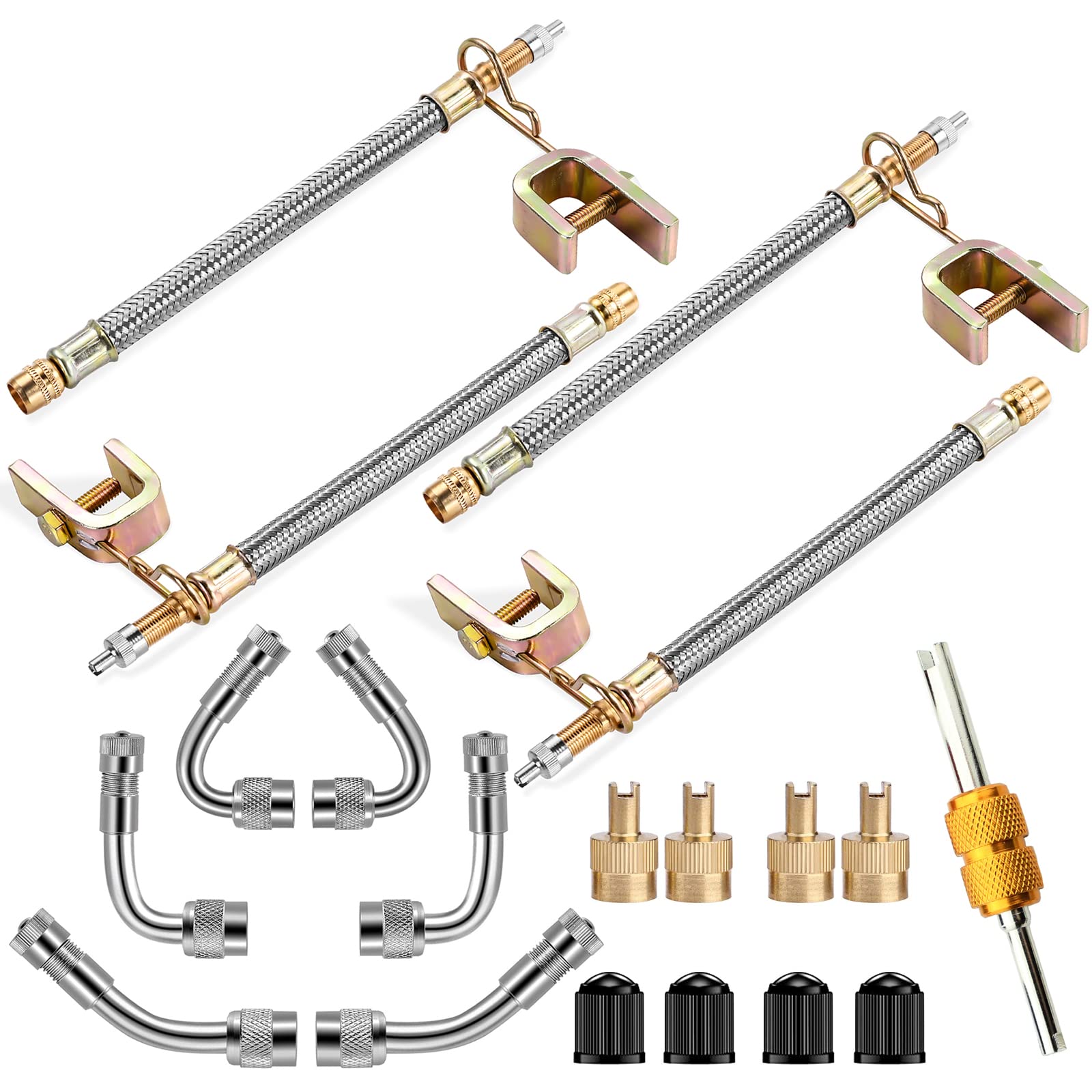 Aracey front packaging showing valve extender kit, convenient maintenance