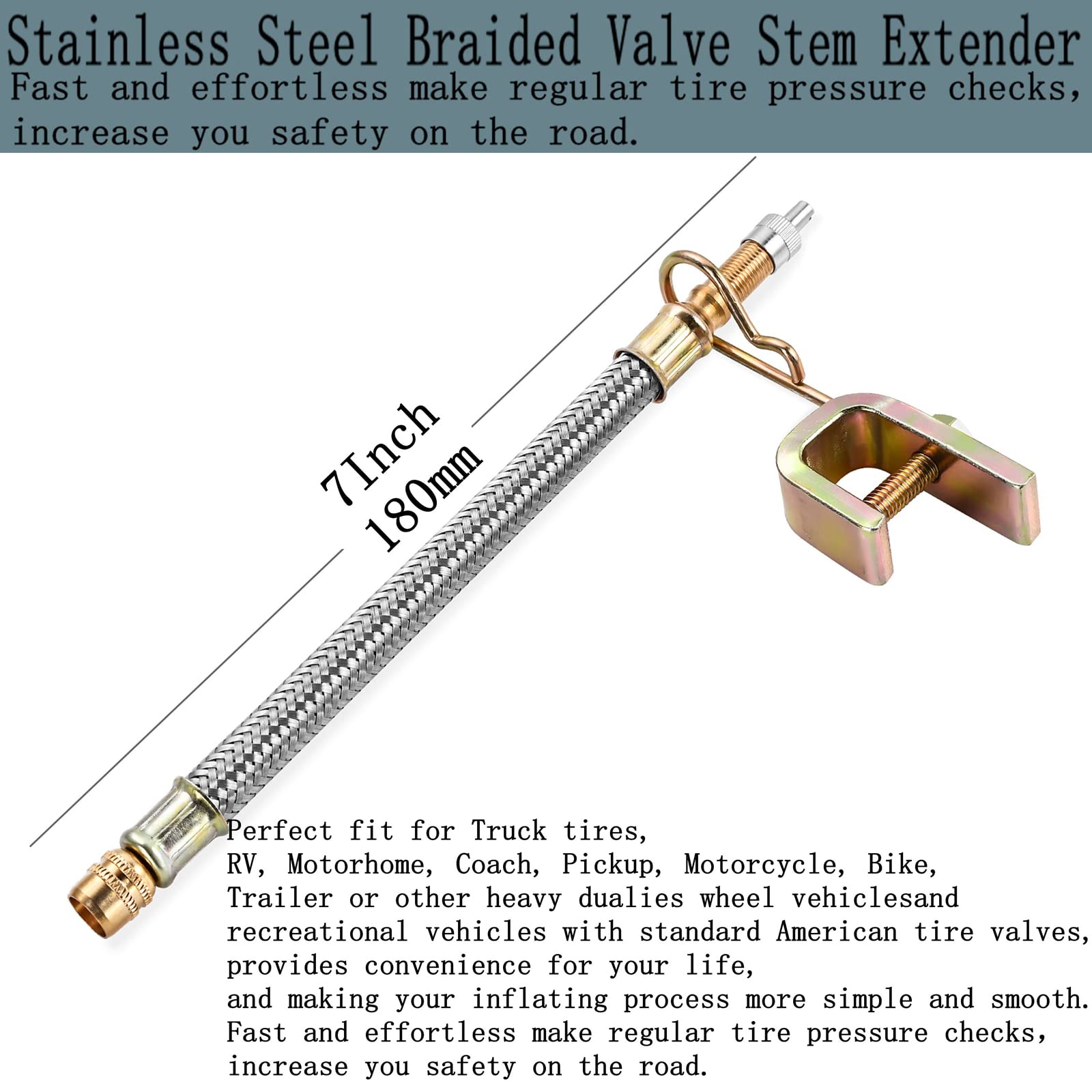Aracey stainless steel braid close-up, durable corrosion resistance benefit