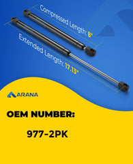 ARANA close-up of gas cylinder surface highlighting durable finish and smooth operation