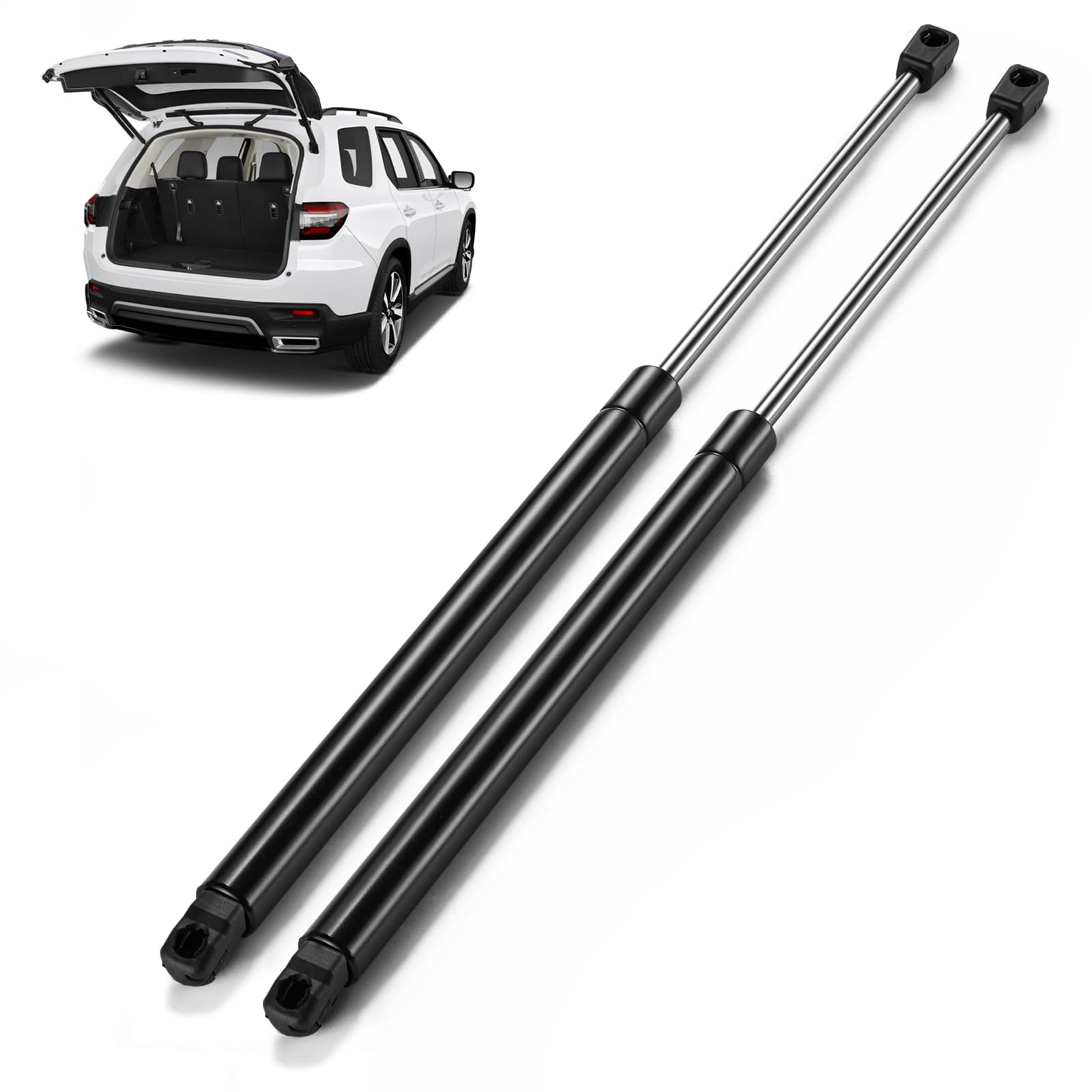 ARANA front packaging showing both hatch struts and included fittings for quick installation