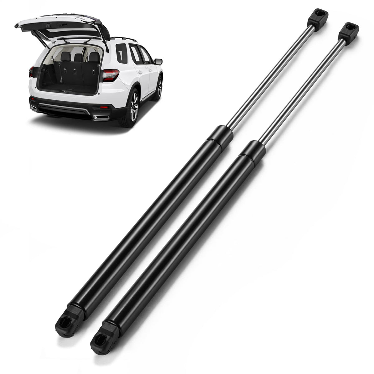 ARANA front packaging showing both hatch struts and included fittings for quick installation
