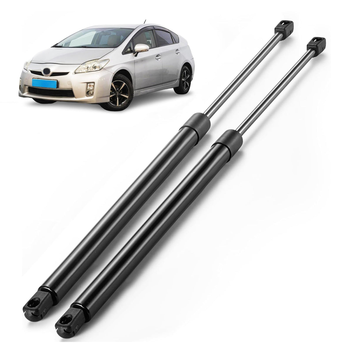 ARANA front view of both hatch struts showing robust construction and easy fit