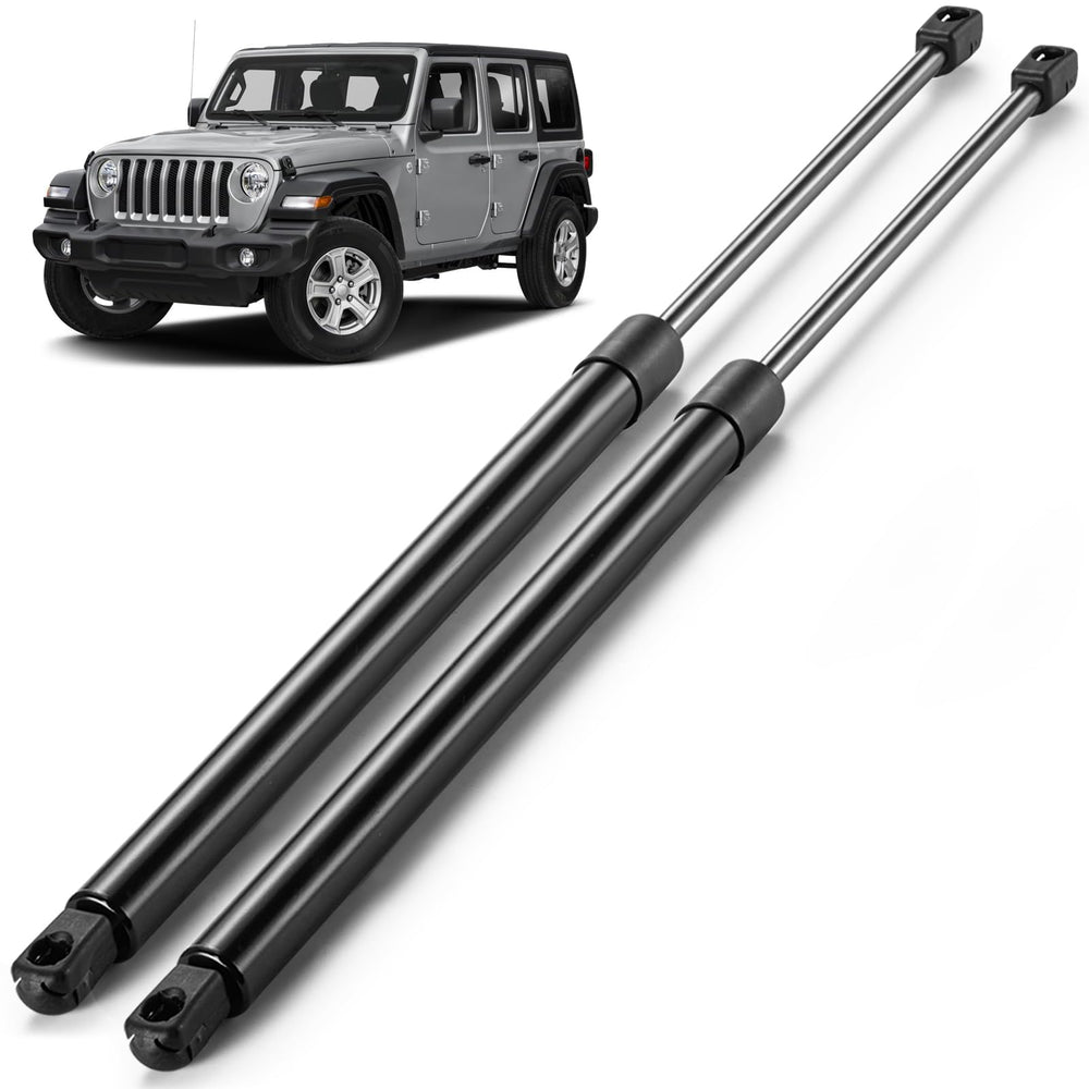 ARANA rear window struts front view showing fit and strength benefit