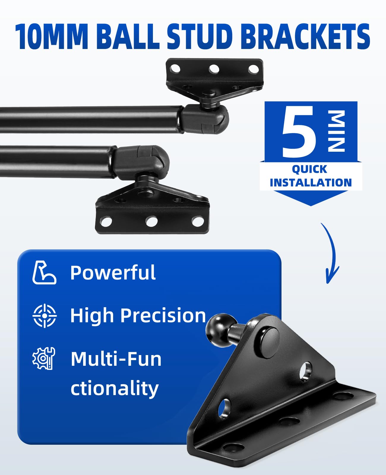 ARANA twenty screws laid with brackets showing included hardware and easy assembly benefit