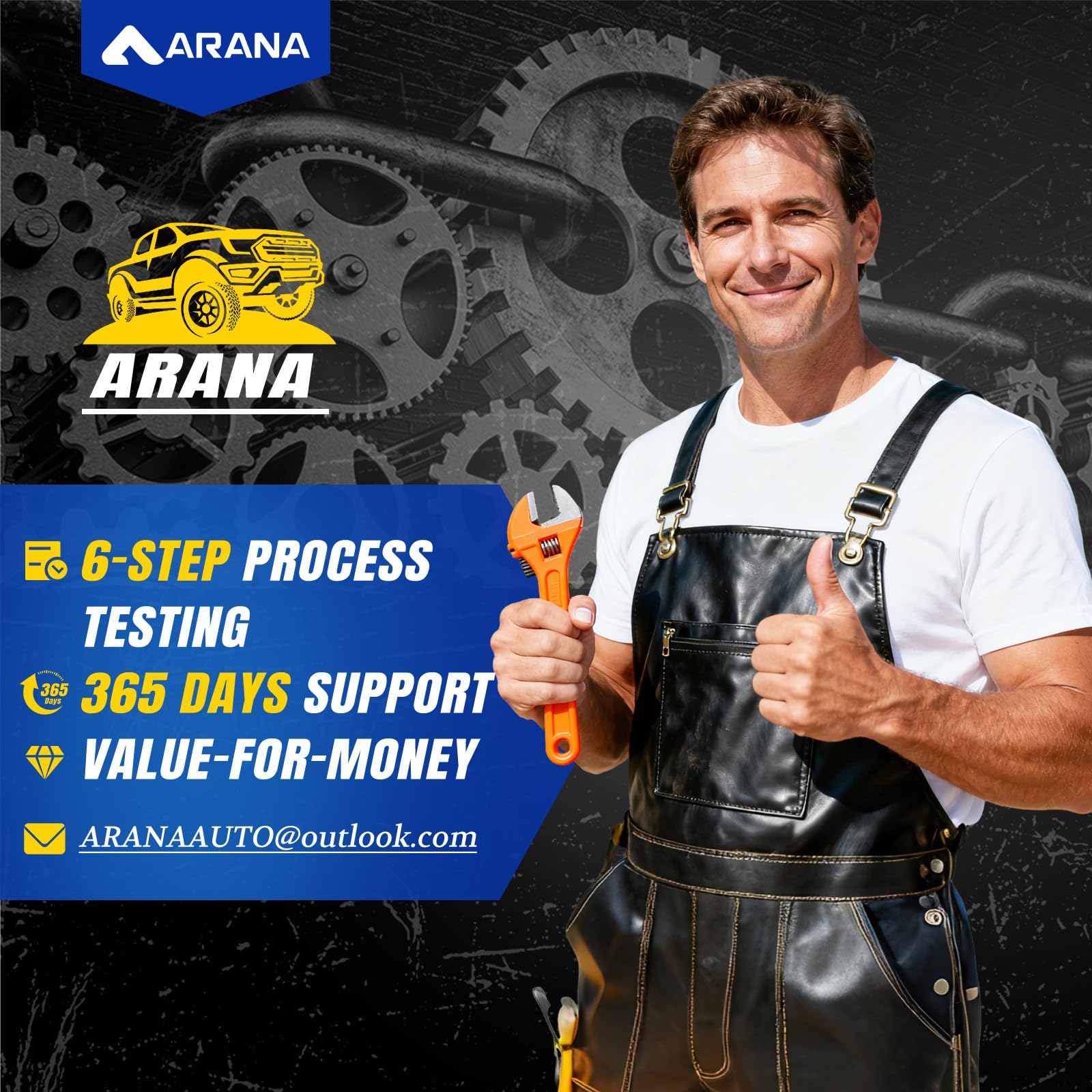 ARANA in use with truck loading showing safer, controlled tailgate benefit