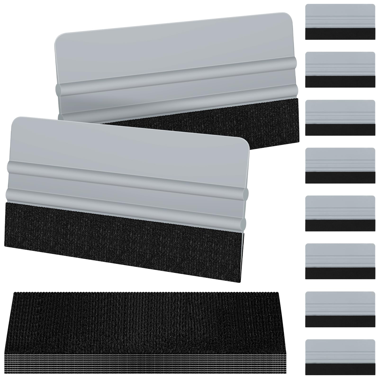 Arayker front packaging shows 6-inch felt squeegee set and tool benefits