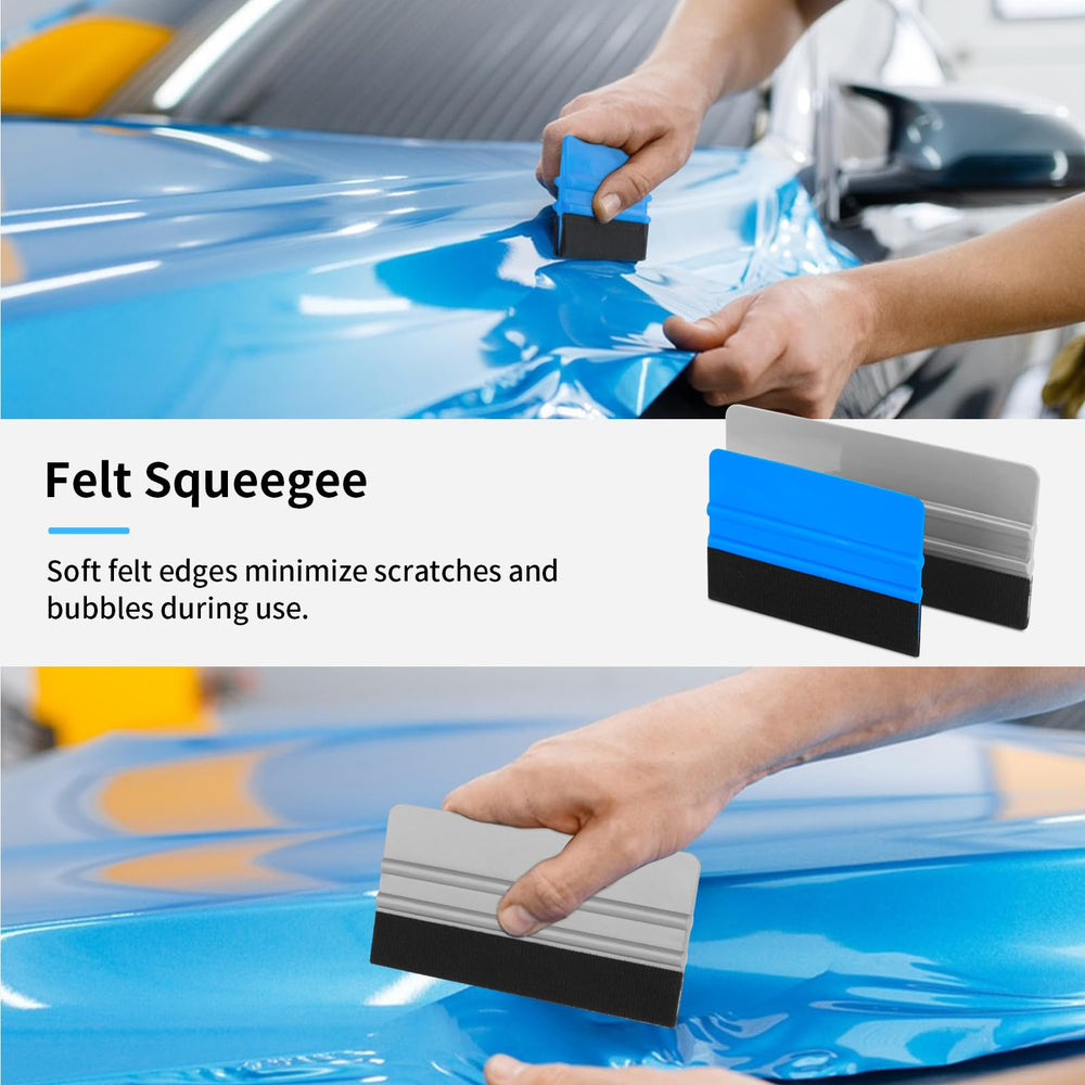 Arayker replaceable felt strips array, easy swap for consistent scratch-free performance