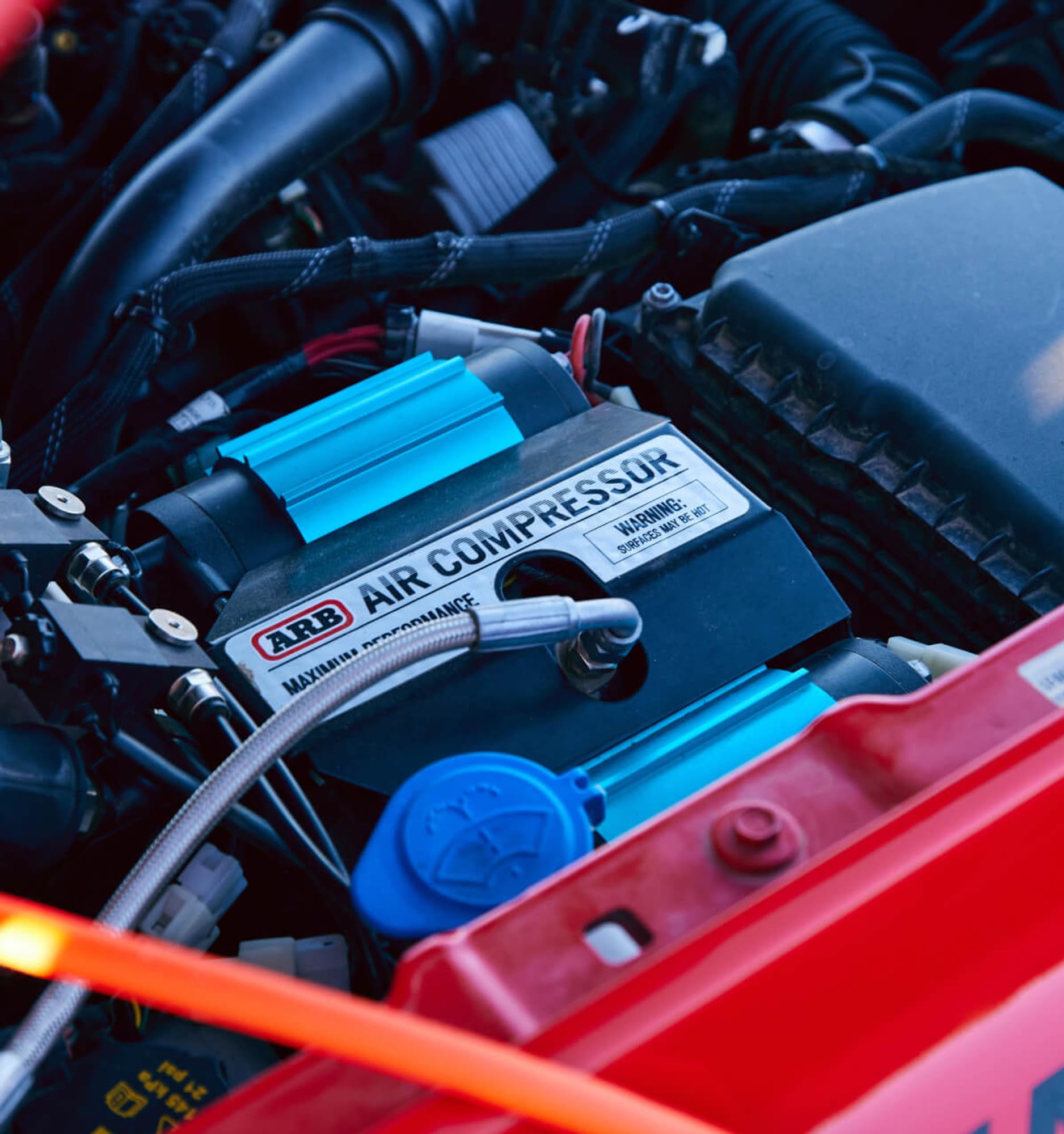 ARB twin motors close-up highlighting water-sealed ball-bearing construction