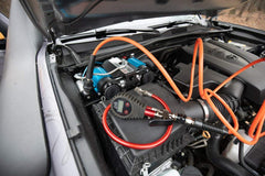 ARB tyre inflator chuck close-up locking securely for hands-free inflation