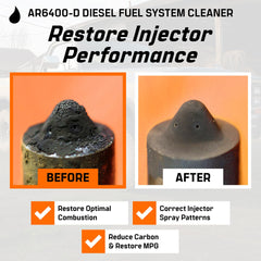 Archoil being poured into diesel fuel tank to show easy application benefit