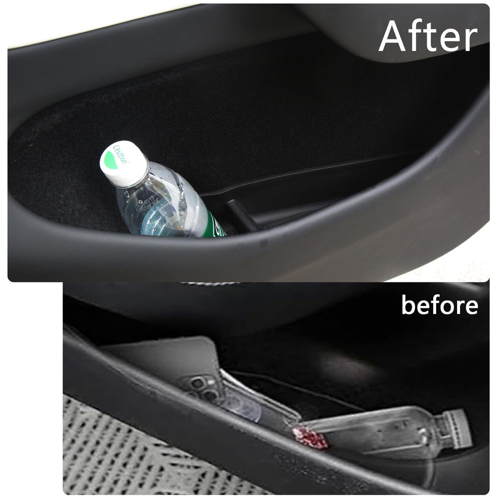 Arcoche semi-wrapped edge detail shielding door trim from debris