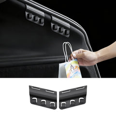Arcoche hook front view showing fit and OEM look, improves trunk organization