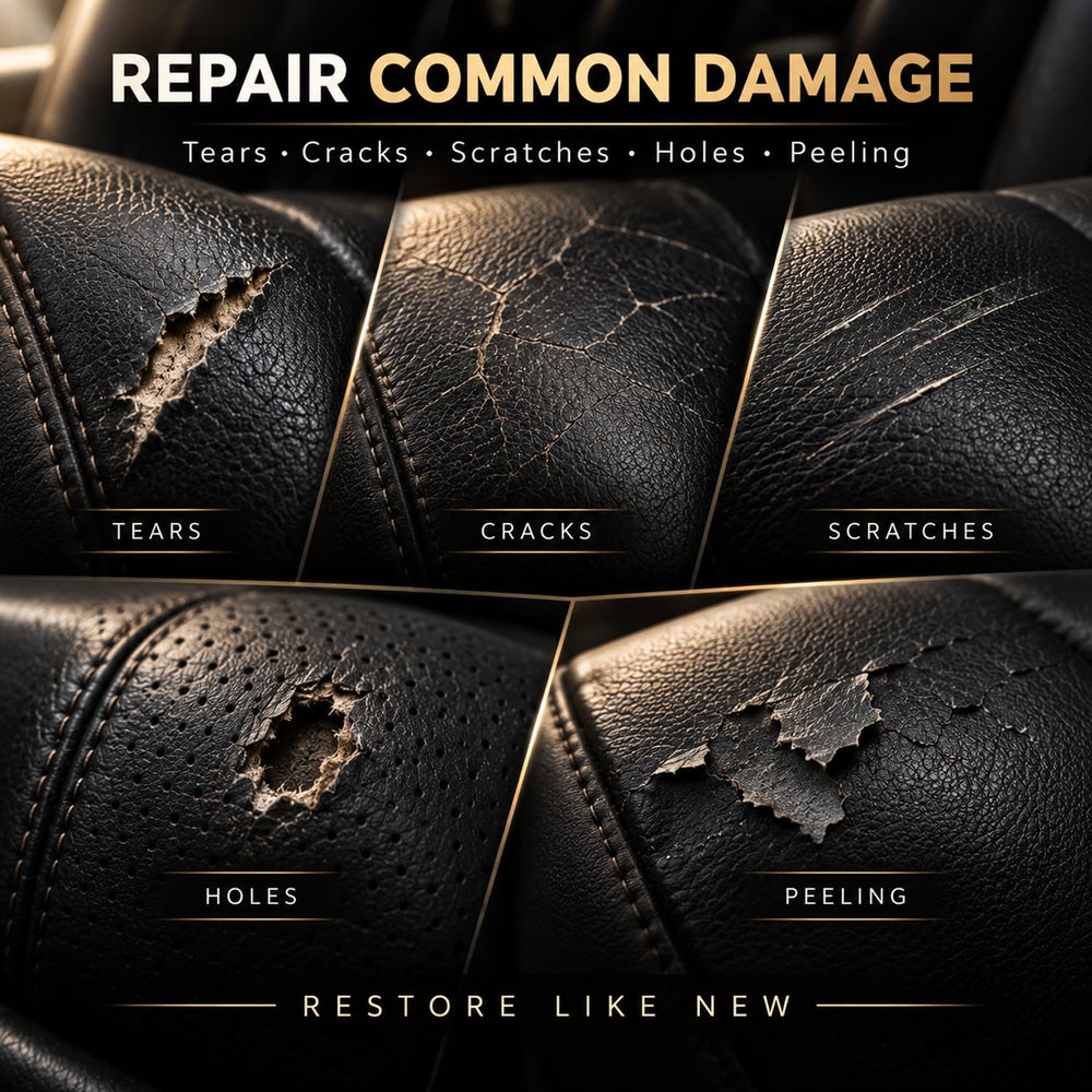 ARCSSAI before and after car seat repair restoring original appearance