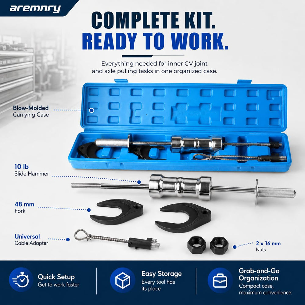 aremnry slide rod beside ruler showing 19.5-inch reach for deep wheel wells