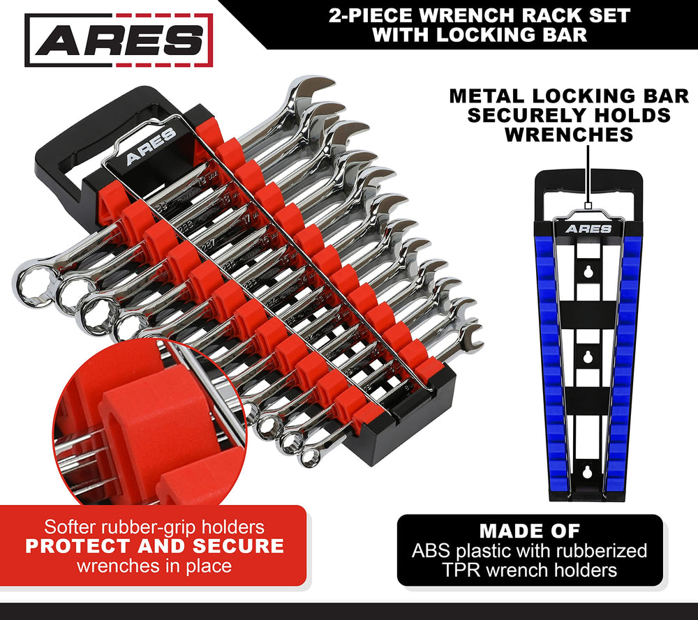 ARES locking bar detail illustrating secure retention during transit benefit