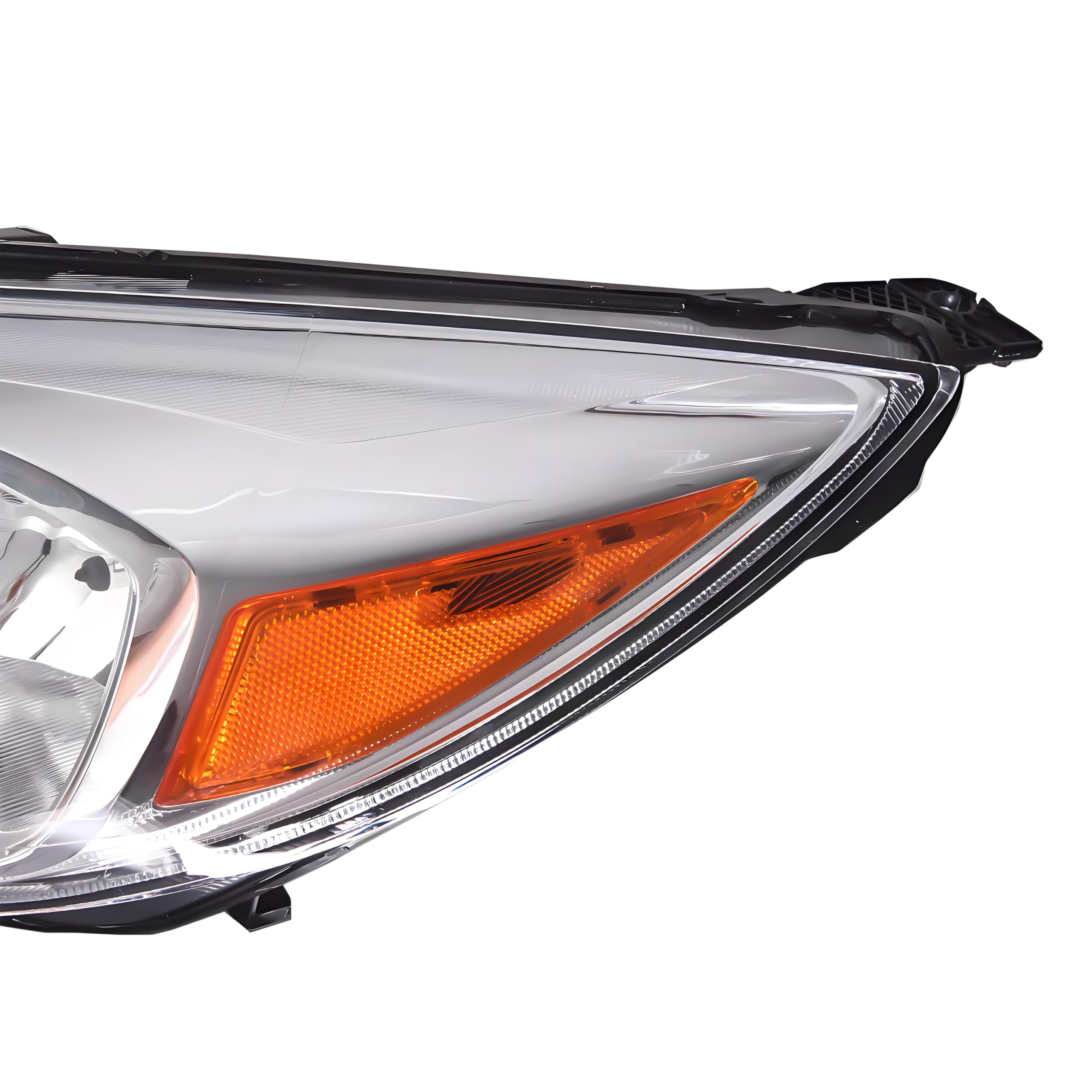 Aresparts headlight installed on Ford Focus demonstrating factory-fit alignment