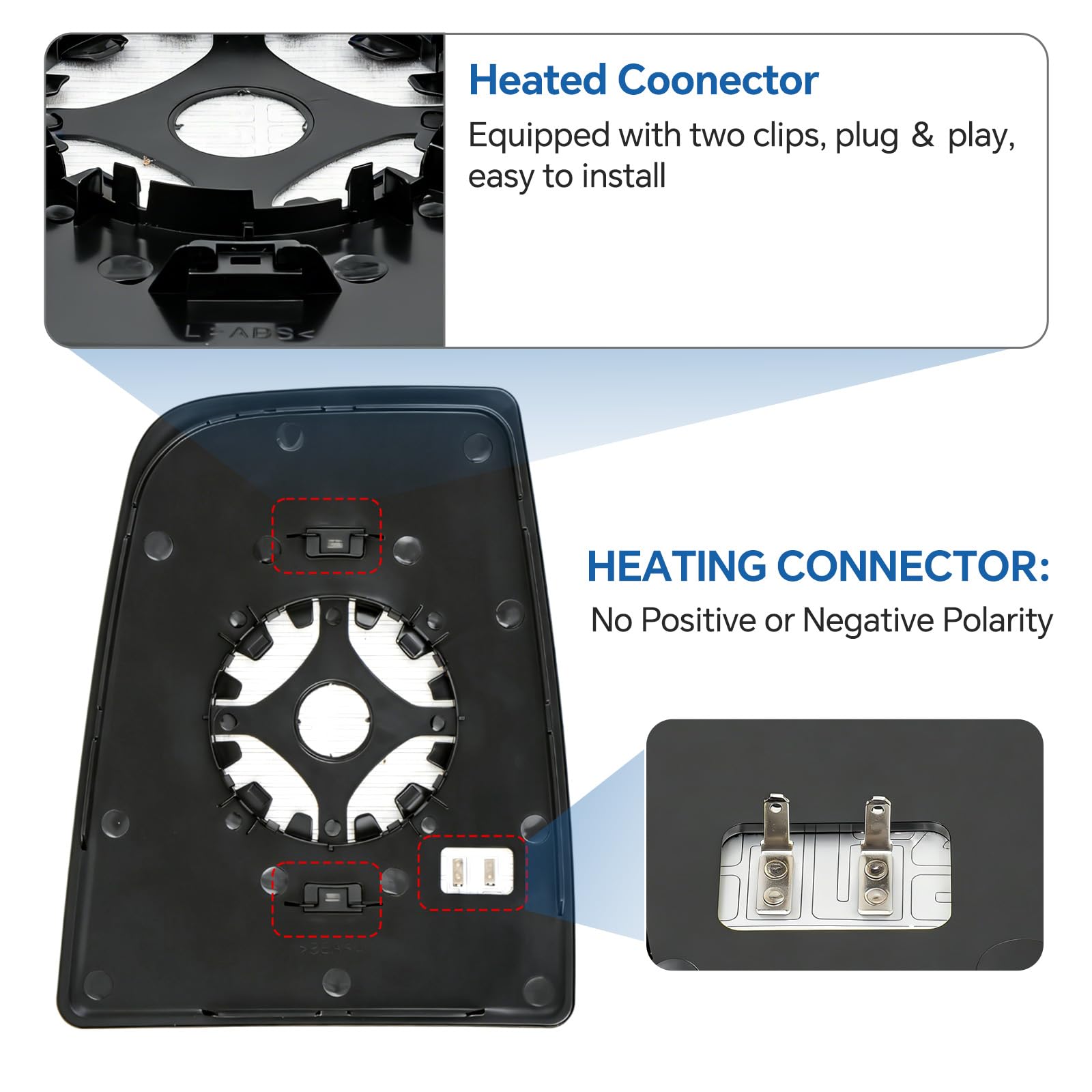 Aritoxy backing plate attachment points showing secure snap-in fit