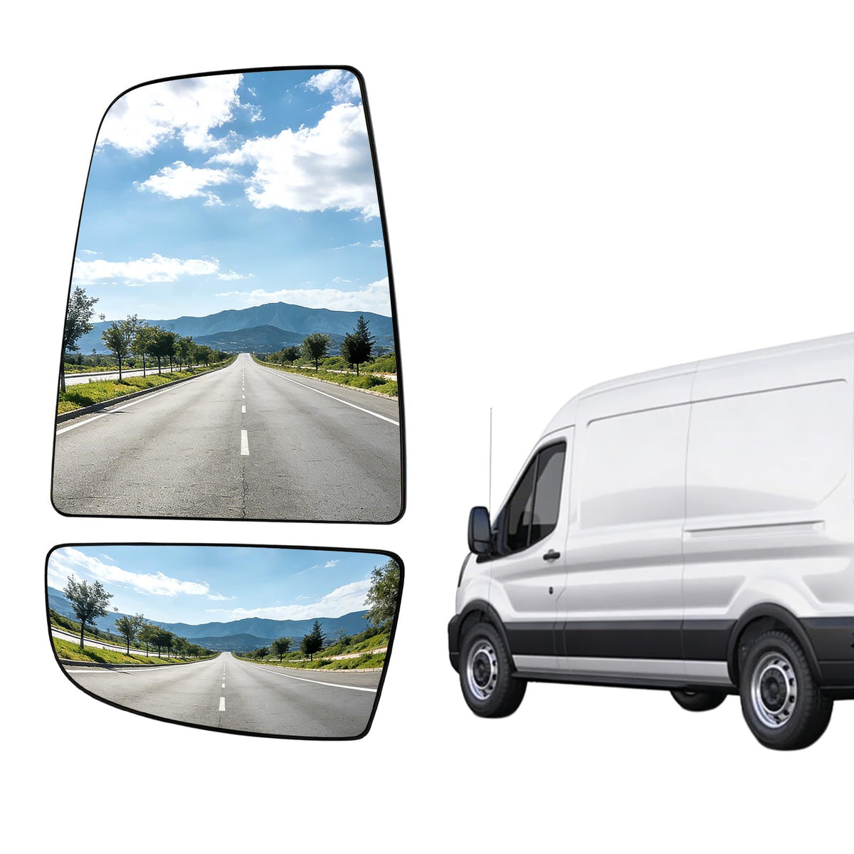 Aritoxy front packaging showing left side mirror glass and fitment benefit