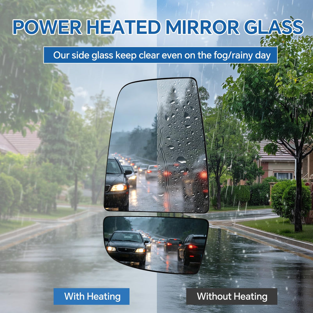 Aritoxy lower mirror glass flat profile highlighting clear rear view benefit