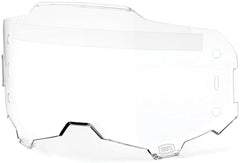 100% ARMEGA front lens close-up showing clear optics and quick replacement benefit